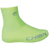 Chiba Rennrad Überschuh - neongelb, S, atmungsaktiv, elastisch, mit Reißverschluss