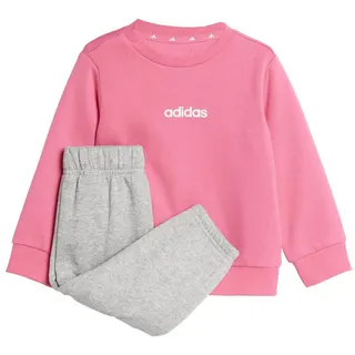 Adidas Kinder Trainingsanzug LIN JOG JW0030 86 - Pink Fusion/White - 86