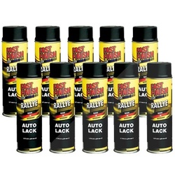 Fast Finish 10x 500ml RALLYE Lack schwarz glänzend [Hersteller-Nr. 292835]