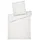 ELEGANTE Cord Jersey Gestreift Weiß 135 x 200 cm + 80 x 80 cm