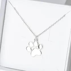 Silber-Kette Lovely Paw Silber