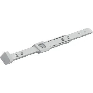 Leitz Esselte Leitz Leitz Anschlagschiene 1727-85 grau, 10 Stück