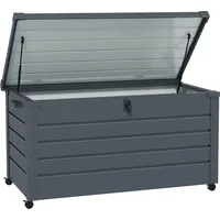 Outsunny Gartenbox 120 x 62 x 66 cm Dunkelgrau