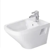 Duravit Wand-Bidet DuraStyle 54 cm Weiß WonderGliss mit Überlauf + 1 Hahnloch