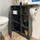 Schildmeyer Katta Seitenschrank 70,7 x 17,0 x 74,3 cm Anthrazit Holz
