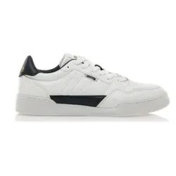 Mustang für Herren. 84754 Lehm-Pantoffeln weiß (45), 3 bis 5 cm, Schnürsenkel, Lässig