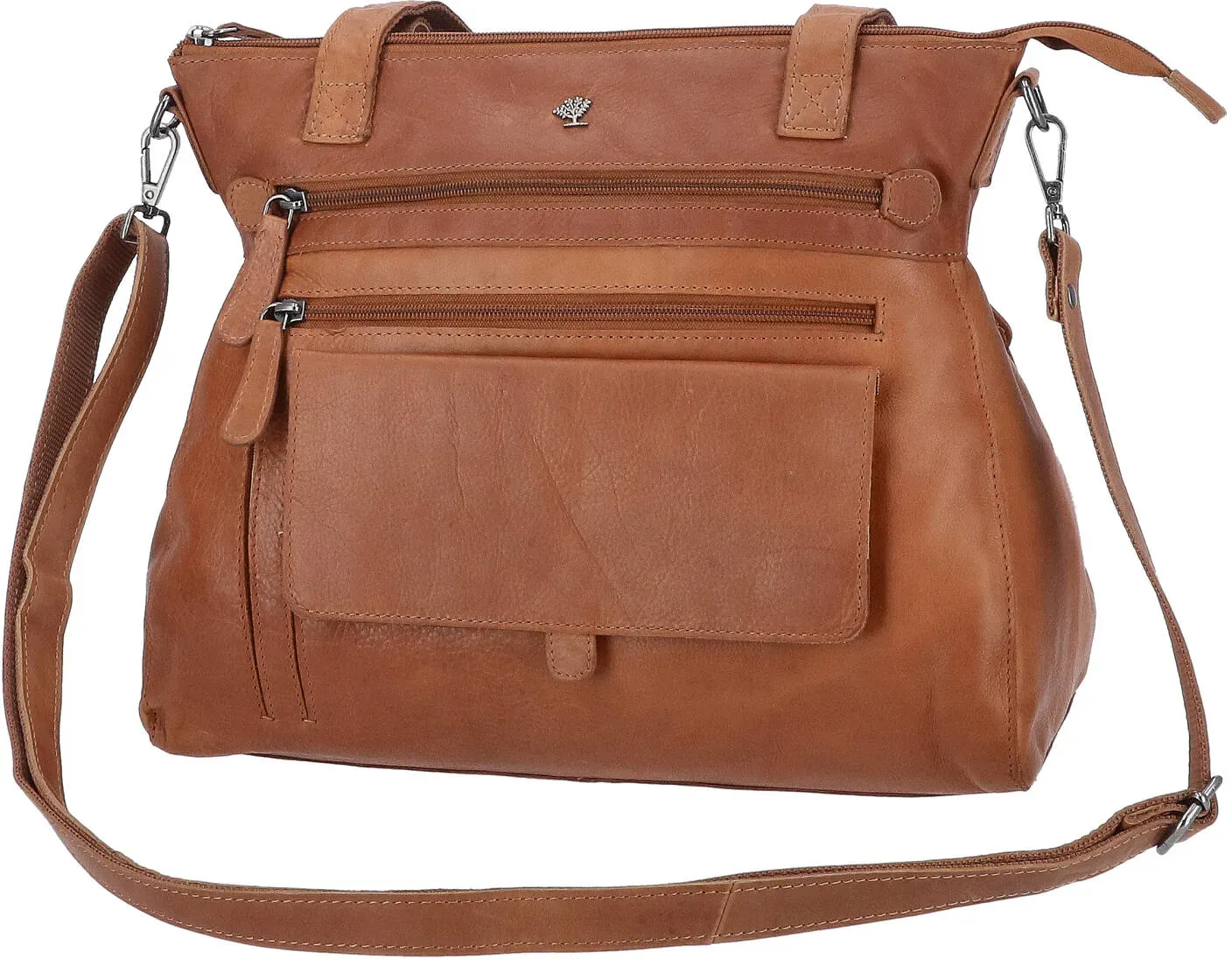 The Skandinavian Brand Damenshopper Leder - Cognac