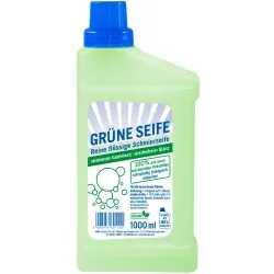 Walter Grüne Seife flüssige Schmierseife 60414900 , 1 Karton = 12 Flaschen à 1 Liter