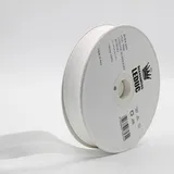 Leduc Schrägband, Baumwolle, 20 m, 30 Farben, für Doppelfalten, 8 + 20 + 8 mm, Qualität Italien, Weiß 5500