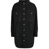 URBAN CLASSICS Corduroy Hemd Black S