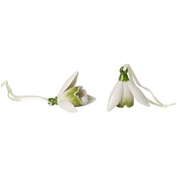 Villeroy & Boch – Mini Flower Bells Schneeglöckchen Set 2 Teilig, Kunstblumen, Künstliche Frühlingsblumen, Keramikblüten Zum Hängen Deko, Porzellanblümchen, Ostern Anhänger, Premium Porzellan