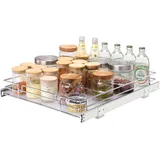 Vevor ausziehbares Gewürzregal (385x533x85 mm) Spülschrankregal Küchenschrank, Schiebeschublade Waschbecken Gewürzregal Schrank Organizer Unterschrankregal 415x563x185 mm (Einbaumaße)