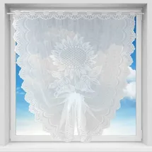 arsvita Bistrogardine Stangendurchzug 100 x 160 cm Weiß 1 St