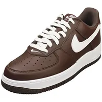 Nike Air Force 1 Low Retro Qs Herrenschuhe, Größe 44, Braun/Weiß (Chocolate/White), 44 EU - 44 EU