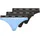 hugo underwear String 3 St. Blau M