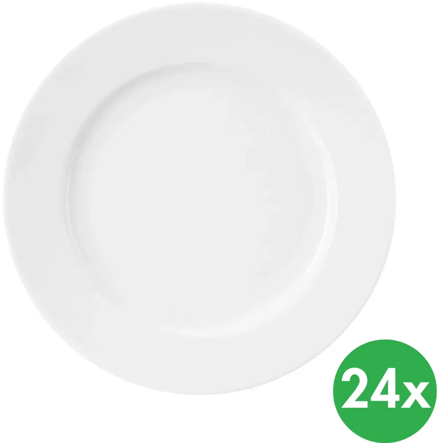 Dessertteller MONA, Durchmesser 15,5 cm, Porzellan, 24 Stk.