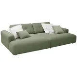 KAWOLA Big Sofa MIKA Feincord olivgrün