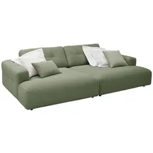 KAWOLA Big Sofa MIKA Feincord olivgrün
