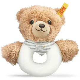 Steiff Schlaf-gut-Bär Greifring Grau