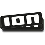 Ion Sail Aufkleber 10 Einheiten - Black / White - One Size