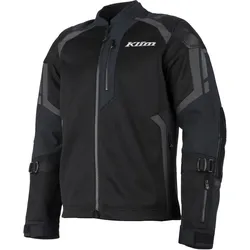Klim Induction Pro 2025 Perforierte Motorrad Mesh Leder-/Textiljacke, schwarz, Größe M für Männer