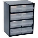 Raaco Kleinteilemagazin Typ 250/8-2, aus Metall, Wandmontage, 35,7 x 43,5 x 25,5cm, 8 Schubladen