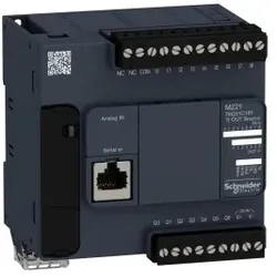Schneider Electric TM221C16T SPS-Steuerung, Modicon M221, Kompaktformat, 16 E/A, Modbus, 24 VDC, Source Transistor, Schraubklemmen