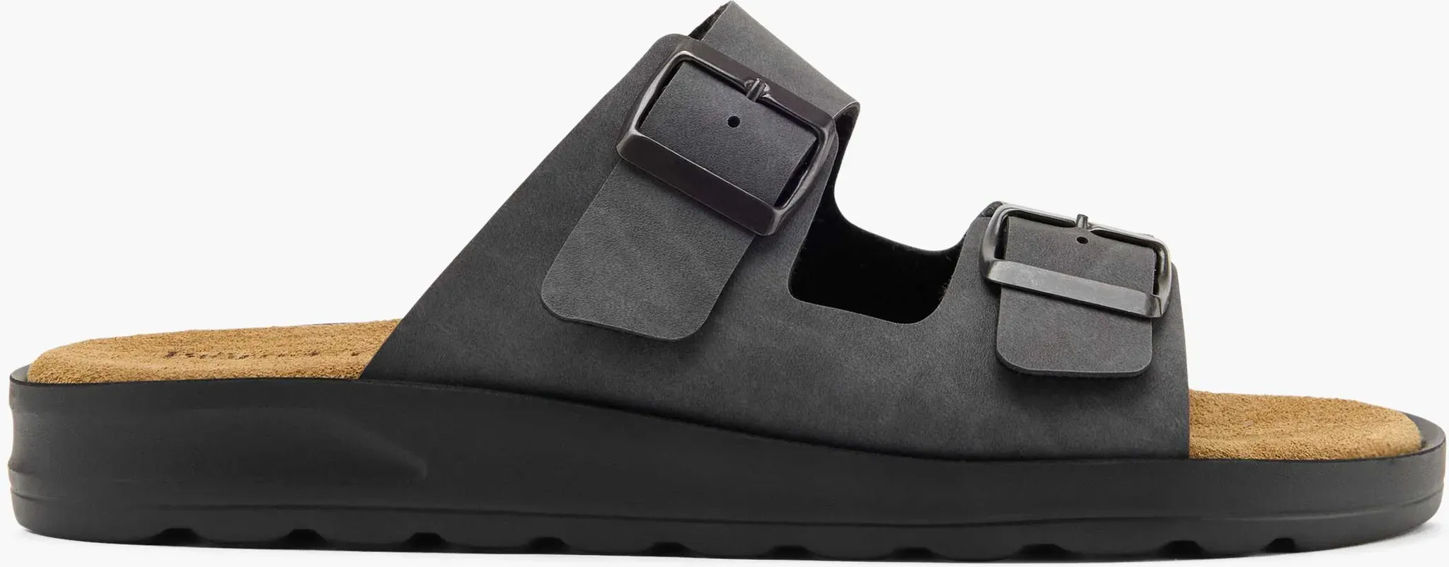 Björndal  Tieffuß Pantolette Grau, Herren, Größe: 46, Material: PU/Textil - Björndal  Tieffuß Pantolette Grau, Herren, Größe: 46, Material: PU/Textil - man - Grau