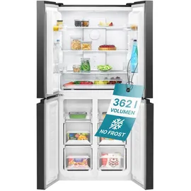 Bomann KG 7358 Multi Door schwarz inox-look (773581)