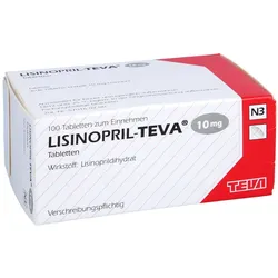 Lisinopril Teva 10 mg Tabletten 100 St