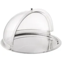 APS Rolltop-Haube mit Edelstahltablett Ø 50 cm Höhe 28 cm