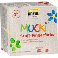 C. KREUL Mucki Stoff Fingerfarbe 4 St.