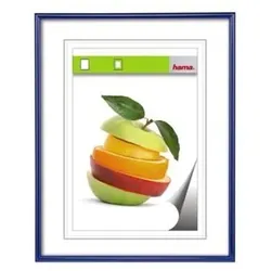 Kunststoffrahmen Sevilla, 29,7x42cm, blau, 61657, Polystyrol
