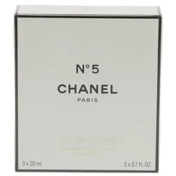 Chanel No. 5 Eau de Toilette 3 x 20ml 0,06 l