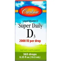Carlson Labs Super Daily D3 Tropfen 2000 IU 10 ml
