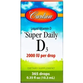 Carlson Labs Super Daily D3 Tropfen 2000 IU 10 ml