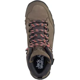 Jack Wolfskin Rebellion Texapore Mid W Brown/Phantom,