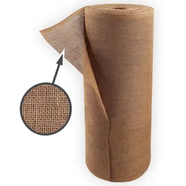 Aquagart 5m x 1m Jutegewebe 305g/m2 Jutematte Gartenjute Jute Stoff Sackleinen Juteband