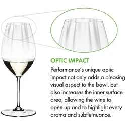 Riedel PERFORMANCE Riesling Glas 2er Set + Poliertuch
