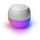 BOOMPODS Tide Round Speaker Soundflare White - Lautsprecher, - Lautstärkeregler