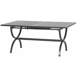 MBM Romeo Ausziehtisch 100 x 165 x 73 cm Schwarz