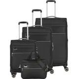 Travelite Miigo Koffer-Set 4-tlg. schwarz