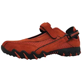 Allrounder by Mephisto NIRO C. Suede 64/C. Damen Slipper in Rot, Größe 5 - 38