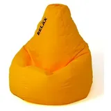 go gift Sitzsack, Gelb, 140 x 100 cm, Birne