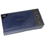 Papstar 150 Servietten 'Daily Collection' 1/8-Falz 32 cm x 32 cm dunkelblau