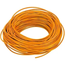 Lapp Lapp, Kabelleitung, 100 Meter 0048009 Ölflex Heat 180 SiF Silikonleitung 0,5mm2 orange I Aderleitung temperaturbest (100 m)