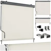 Tillvex tillvex® Senkrechtmarkise 160x250 cm für Außen- und Innenbereich