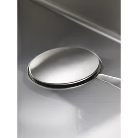 PYRAMIS Sink & Shower Cover Ø 12 cm H:3 cm Farbe Silber