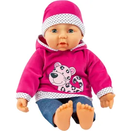 Bayer Design Bayer Puppenkleidung Hose Leopard Pink/Blau (46 cm)