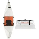 Oru Kayak Faltbares Kajak Lake | Stabil, faltbar, langlebig, leicht - Anfänger, Intermediär - Freizeitpaddeln auf Seen und Flüssen - Kapazität: 113 kg, Größe (aufgebaut): 274 x 81 cm, 7,7 kg